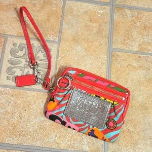 Coach Poppy Wristlet